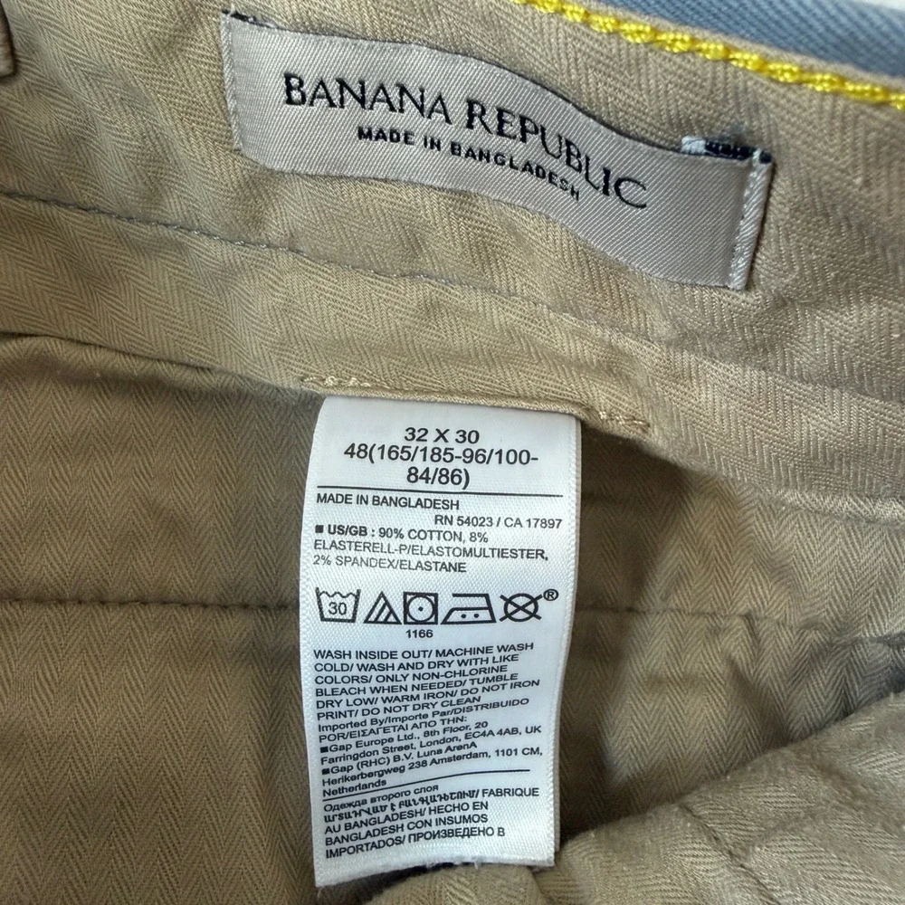 Banana Republic Chino Slim Fit Pants Men 32x30 Dusty Blue